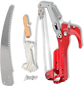 Extendable Tree Trimmer Pole Saw & Pruner Long Tree Pruner Pole Saw Tree Trimmer(Rod not Included)