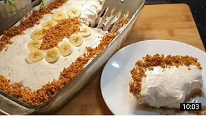 143K views · 3.7K reactions | Banoffee Pie Recipe ♥️ | Easy Dessert Recipe | Banoffee Pudding #dessert #banoffee Ingredients:- 1 tin condensed milk + 1/2 cup fresh cream or milk cream 1 packet digestive biscuits + 2 tbsp butter 4-5 bananas 1 cup heavy cream | Cookwithlubna | Facebook