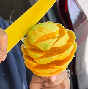 28K views · 296 reactions | Mangga Utuh Bentuk Bunga Mekar! | Evan Media | Facebook