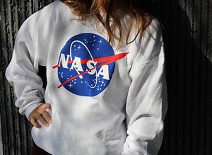 Nasa Meatball Gray Sweatshirt by Space Shirts - Etsy
