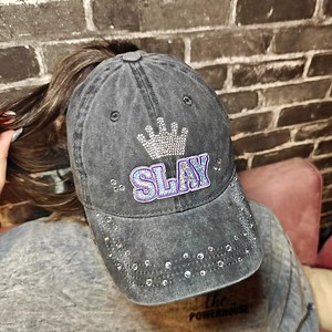 Slay Queen Ponytail Cap - Etsy