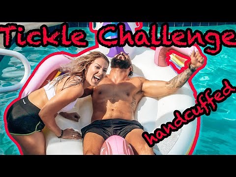 Tied down tickle challenge, raspberries and laughter!