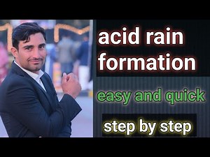 acid rain formation || how acid rain is formed || due to CO2, sulphur oxide and nitrogen oxides