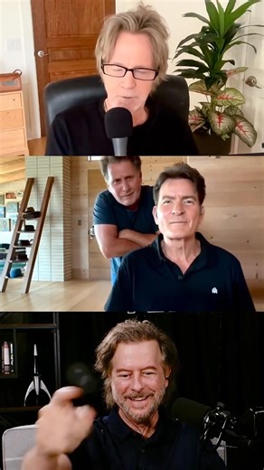 Charlie Sheen (& his brother?!) up now on @flyonthewallnewpod @thedanacarvey @davidspade Charlie Sheen Emilio Estevez | Emilio Estevez