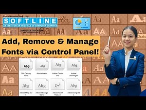 Fonts in Control Panel Explained by Chahat Ma'am | How to View, Install & Manage Fonts in Windows
