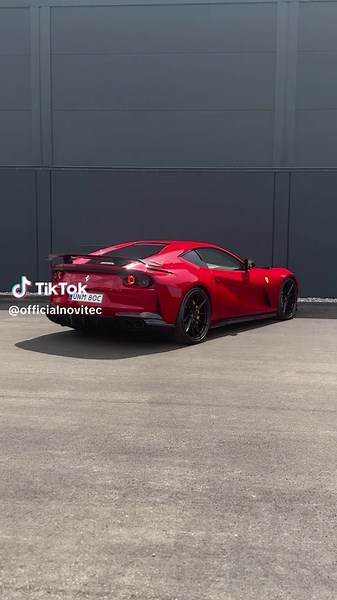 Enhanced Ferrari 812 Exhaust Sound by Novitec