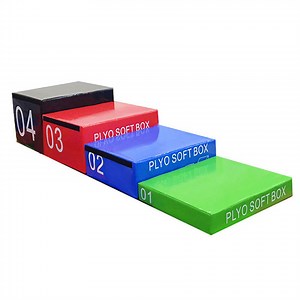 [Hot Item] Soft Plyo Box PVC Jump Plyo Box for Jumping Training Customized Logo Hot Sale Custom Logo Gym Training Sit-UPS Safe Soft Plyometric Jump Box Plyo Soft Plyosoft