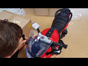 Cum se asambleaza / monteaza o MOTOCICLETA ELECTRICA? Asamblare Motocicleta Jucarie copii - tutorial