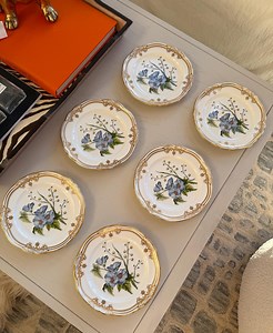 Set of 6 Spode Bone China England Stafford Flowers Y8519-L Salad Plates - Etsy Australia