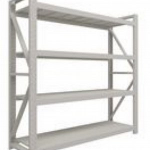 [Hot Item] Commercial Stainless Steel Shelf 4 Tiers Office Storage Rack Adjustable Storage Racks