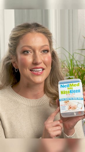 Designed to clear little noses easily, gently, and effectively, Baby NasaKleen is a game-changer for both babies and parents: https://amzn.to/48TKuML #NeilMedBaby #NasalAspirator #BabyCare | NeilMed Neti Pot