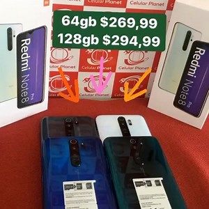 1.9K views · 18 reactions | Note 8 pro en Stock  64gb $269,99 128gb $294,99 Gratis Mica Y Xiaomi Pistón  | CelularPlanet | Facebook