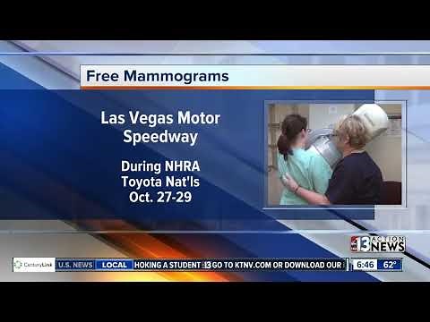 Free mammograms at Las Vegas Motor Speedway