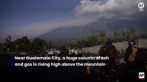 Violent eruption of Guatemala's Volcán de Fuego forces evacuations