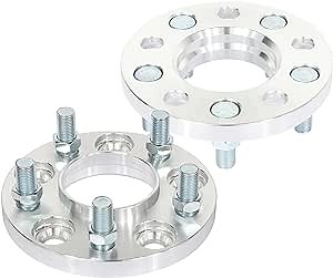 SCITOO 2Pcs Wheel Spacers 15mm 5x4.5 Bore 70.5mm Studs 14x1.5 5 Lug Wheel Spacers Adapters Fit for for Ford Explorer for Ford for Mustang for Lincoln Aviator