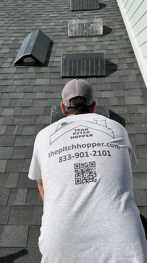 Check out Cam in action using Pitch Hoppers to tackle tough angles with ease! These tools make working on steep surfaces a breeze. Big thanks to @thepitchhopper for keeping us safe and efficient! #pitchhopper #jobsitesafety #paintingtools #AiPaintingPlus | AI Painting Plus