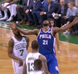 397K views · 2.4K reactions | Joel Embiid celebrating a bit too hard  | SportsCenter | Facebook