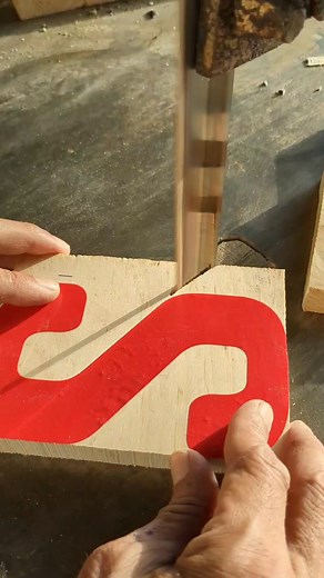 Watch Me Cut This Bold Red Letter S!woodworking letter crafting DIY projects crafting tools scroll saw UK handmade custom designs Creating a vibrant letter 'S' using a scroll saw! Perfect for custom signs or DIY decor. #WoodworkingCrafts #DIYProjectsUK #fyp #Woodworking #CraftingIdeas #UKDIY #ScrollSawProjects #HandmadeCrafts #CustomDecor | wooden diy