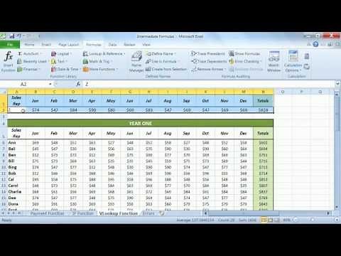 Microsoft Excel 2010 Tutorial: Using the VLOOKUP Functions | K Alliance
