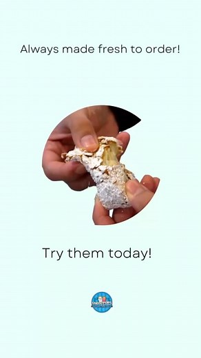 Check it out! Made to order Beignet! Fluffy fried dough tossed in powdered sugar, served warm and delicious! #beignets #beignet #frieddough #frieddessert #snowpopssd #sdbobatea | SD Boba Tea- San Diego Boba Tea Cafe