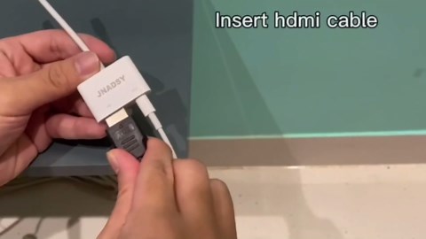 Lightning to HDMI Adapter, MFi Certified, 1080P Sync Screen, Compatible with Lightning Port Devices for Projector/Monitor/TV