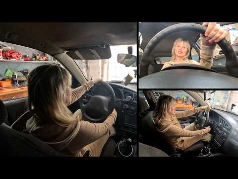 Anastasia can't start her Lanos in the garage