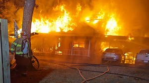 House destroyed, firefighter injured following overnight fire in Chandler