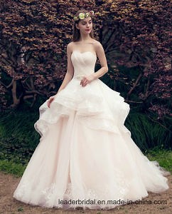 [Hot Item] Lace Bridal Dresses Puffy Organza Wedding Ball Gowns Z2029