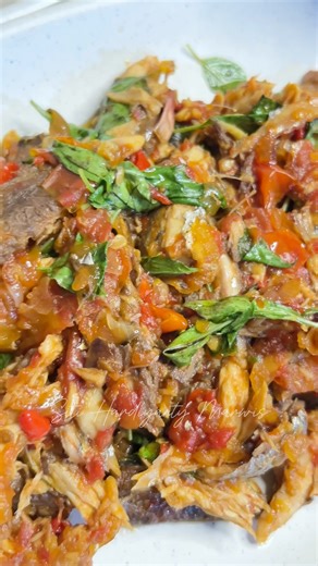 Resep Ikan Cakalang Suir Daun Kemangi | Siti Hardiyanty Marwis