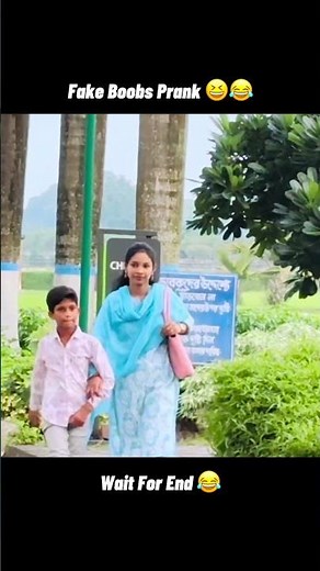 Fake Boobs Prank 😳 In Public 😂 | Fully Unexpected Reaction 😆🤣 | #Prank #shorts #coolboyprank #new