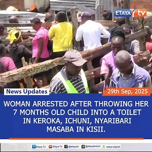 A young mother in Kisii confessed to throwing her child into a pit latrine. Faith Kwamboka tearfully explained what happened to her baby and how she made the heartbreaking decision. The incident left her neighbours and the entire community stunned, with whispers filling the village as they struggled to comprehend the tragedy. | Esther Nyaribari