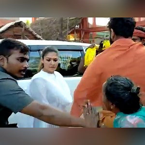 73K views · 205 reactions | Lady Superstar Nayanthara gets scared of an old lady; Nayanthara weds Vignesh Shivan, watch their love story. Yesterday Nayanthara and Vignesh Shivan finally tied the knot at a private resort in Mahabalipuram. Today watch this video of the couple before their engagement when they visited a temple and catch up with their love story. | PinkVilla | Facebook