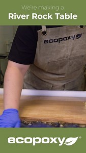 In the third instalment of our Rock River Table build, our Fab Tech adds the frothy white waves to the rocky blue river bed. Stay tuned for the fourth and final instalment1 🪨 🌊 | EcoPoxy