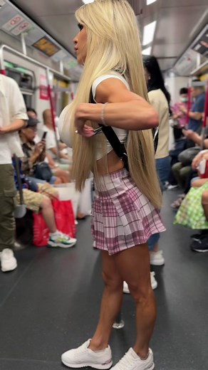 Candid Skirt Moments | Autumn Blair in Japan Metro