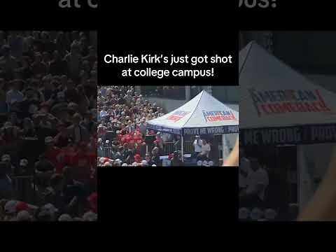 GRAPHIC WARNING. Actual footage of the shooting. Charlie Kirk