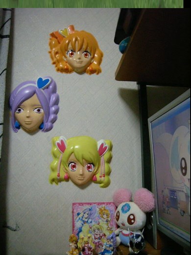 プリキュアお面が怖すぎるリアクション動画