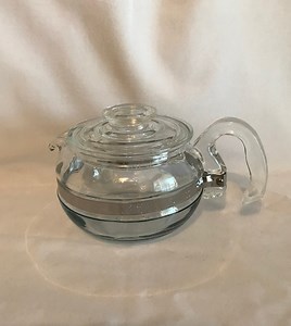 Vintage Pyrex Flameware Teapot - Pyrex 6 Cup - Made in USA - Etsy Australia