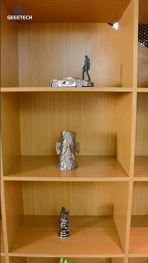 Geeetech 3D printings with PLA, silk PLA, and PETG