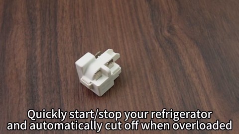 LPC314A-01 Refrigerator PTC Starter Relay Fit for GE Refrigerator Compressor GEGIE21GTHGWW GIE21GTHGBB GIE21GSHGSS GTE21GTHGBB GTE21GTHGWW GTE21GSHGSS, PTC Overload Protector Replace WR55X31710