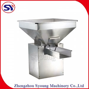 [Hot Item] Material Feeding Vibrating Chute Feeder with 150L Hopper for Peanuts&Coffee Beans