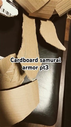 Cardboard samurai armor pt3