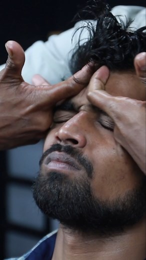 Neck Cracking Hard Head And Body Massage #reels #neckcracking #asmr #massagetherapy | Home ASMR clinic