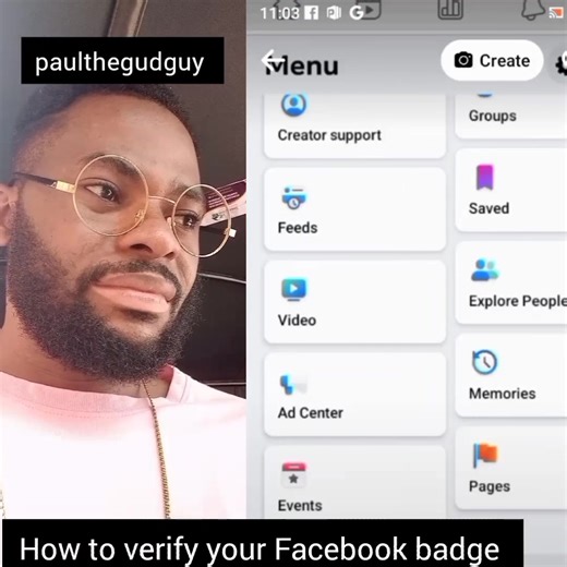 How to verify your Facebook badge #verified #trend #everyone #fyp | Paulthegudguy