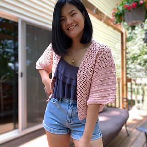Short Sleeve Crochet Cardigan PDF Pattern & Video Tutorial/ Crochet Summer Cardigan Pattern Includes Women Sizes XS-XXL - Etsy UK