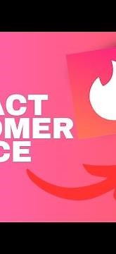 How to contact the customer service in Tinder?