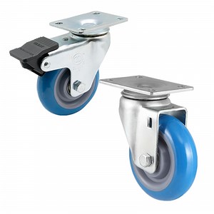 [Hot Item] Caster 3 Inch PU High Quality Light Duty M12 Stem Caster Wheels