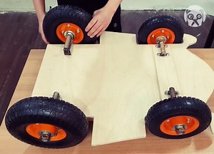 Building a lulu cart bicycle trailer from kart rider game | Crafty Panda