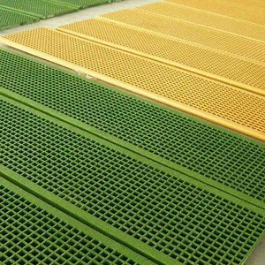 [Hot Item] UV Resistant Roof Walkway Mounting System Grating for Solar Project 25mm 30mm FRP Fiberglass Grating