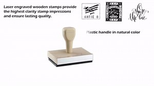 Infusion Bee Rubber Stamp, 2 X 2'' Wood Stamp