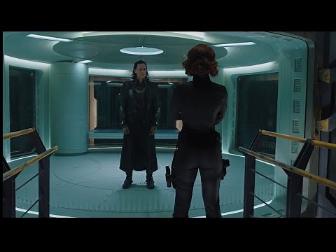 Loki + Natasha Romanoff | Natasha Talk with Loki in His Cell